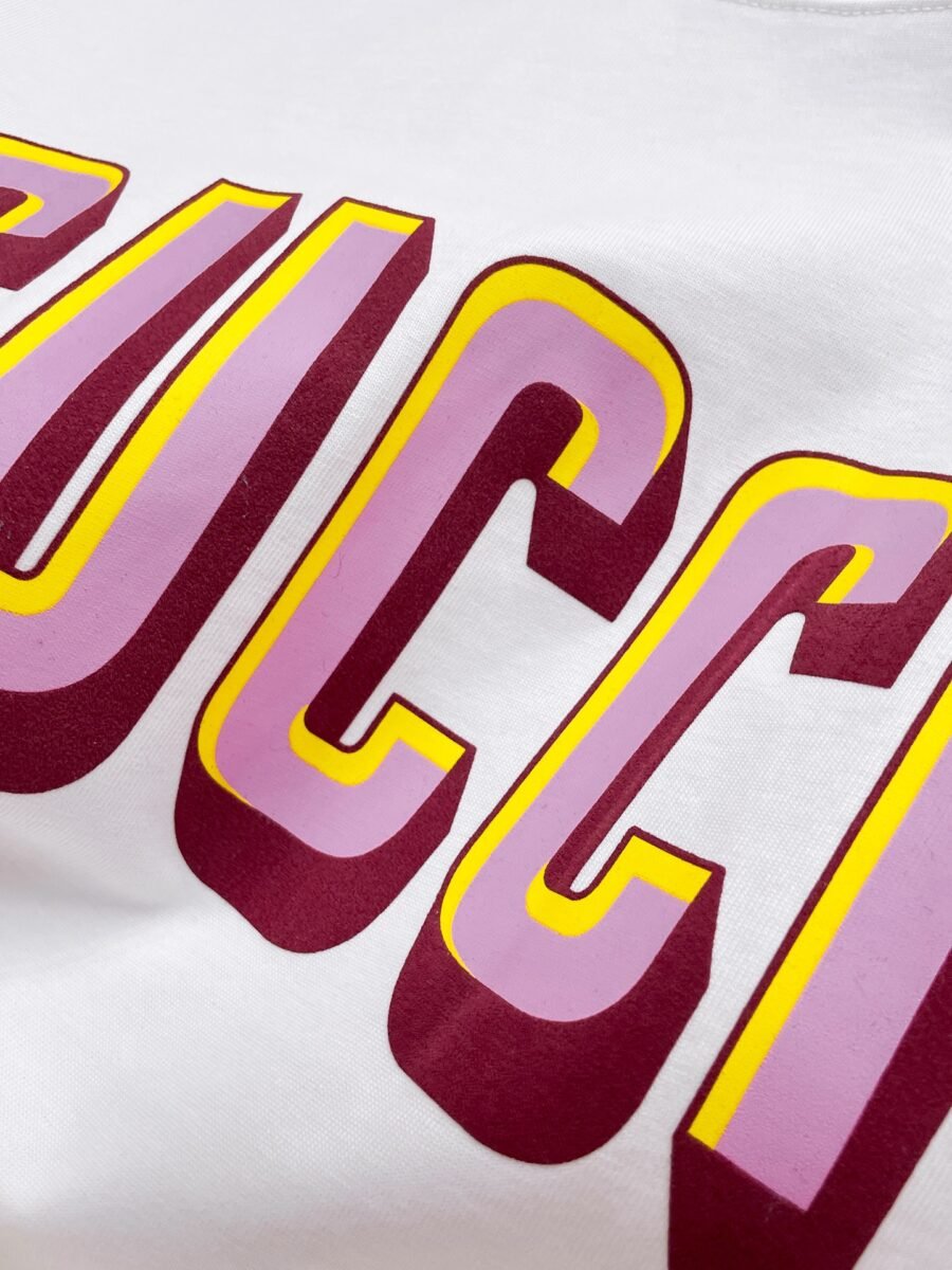 Gucci ~ Official counter synchronous update ~ The NEW high-end version of the T-shirt 🔥🔥 Heavy introduction of 300 grams of high density/小玲 - Image 6