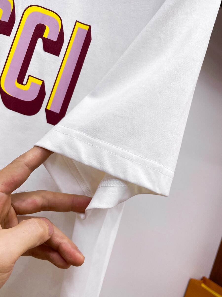 Gucci ~ Official counter synchronous update ~ The NEW high-end version of the T-shirt 🔥🔥 Heavy introduction of 300 grams of high density/小玲 - Image 7
