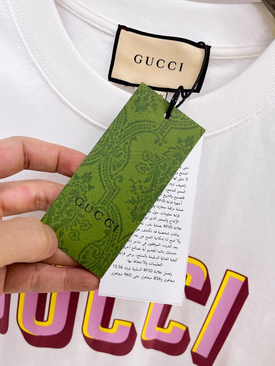 Gucci ~ Official counter synchronous update ~ The NEW high-end version of the T-shirt 🔥🔥 Heavy introduction of 300 grams of high density/小玲 - Image 8
