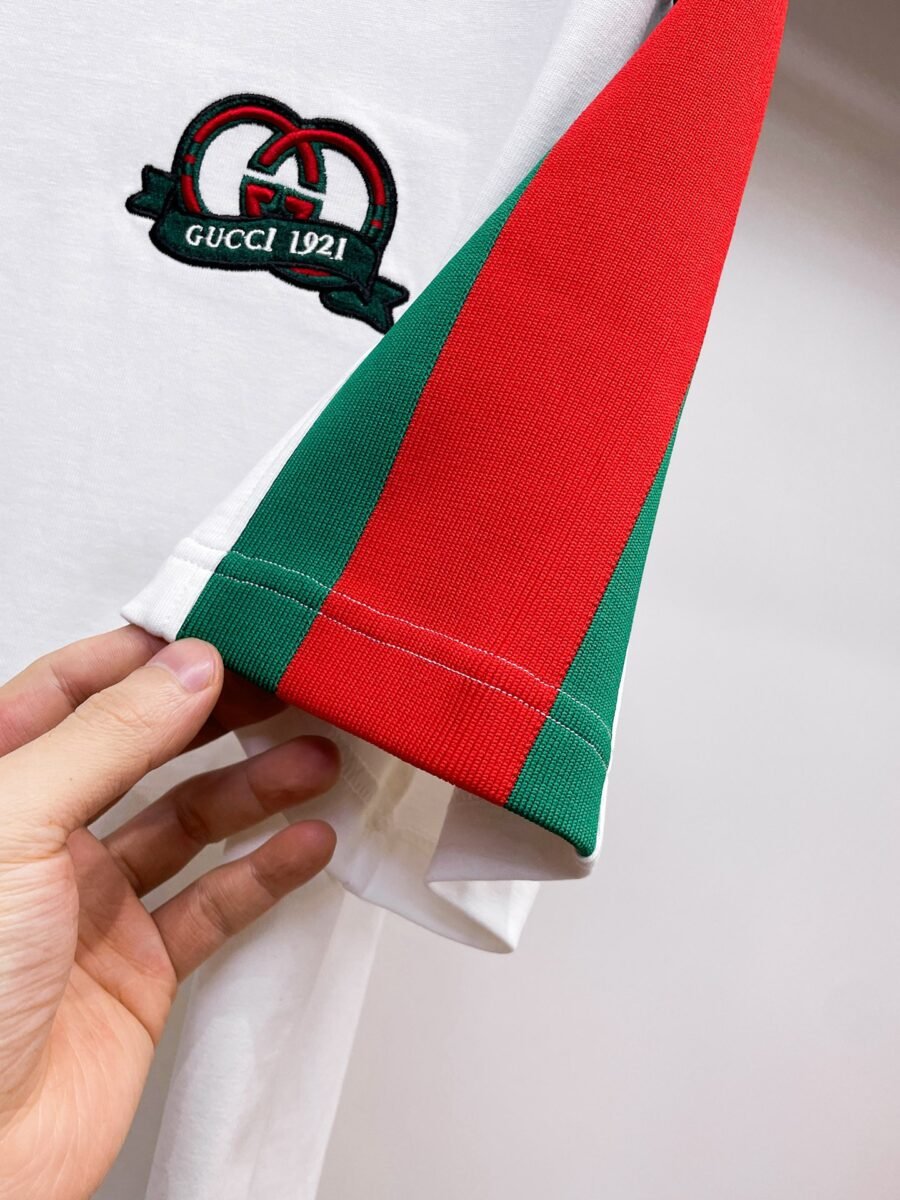 Gucci ~ Official counter synchronous update ~ The NEW high-style short-sleeved T-shirt 🔥🔥 Heavy launch thickened 300g high density/小玲 - Image 5