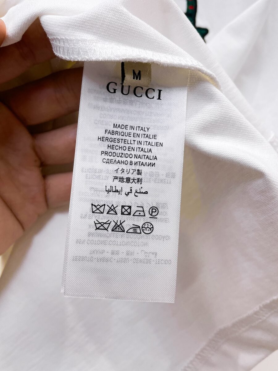 Gucci ~ Official counter synchronous update ~ The NEW high-style short-sleeved T-shirt 🔥🔥 Heavy launch thickened 300g high density/小玲 - Image 7