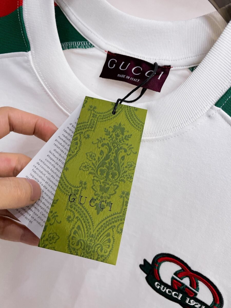 Gucci ~ Official counter synchronous update ~ The NEW high-style short-sleeved T-shirt 🔥🔥 Heavy launch thickened 300g high density/小玲 - Image 8