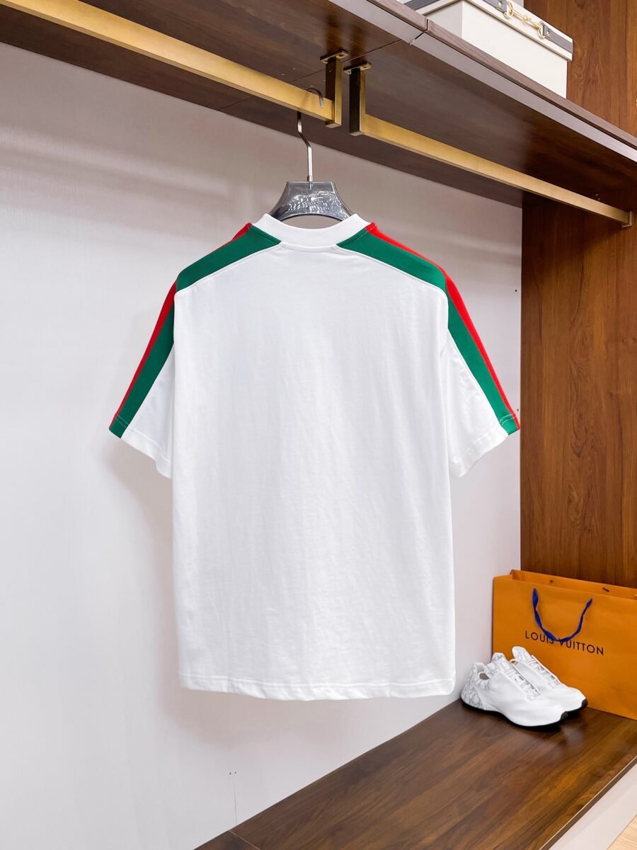 Gucci ~ Official counter synchronous update ~ The NEW high-style short-sleeved T-shirt 🔥🔥 Heavy launch thickened 300g high density/小玲 - Image 9