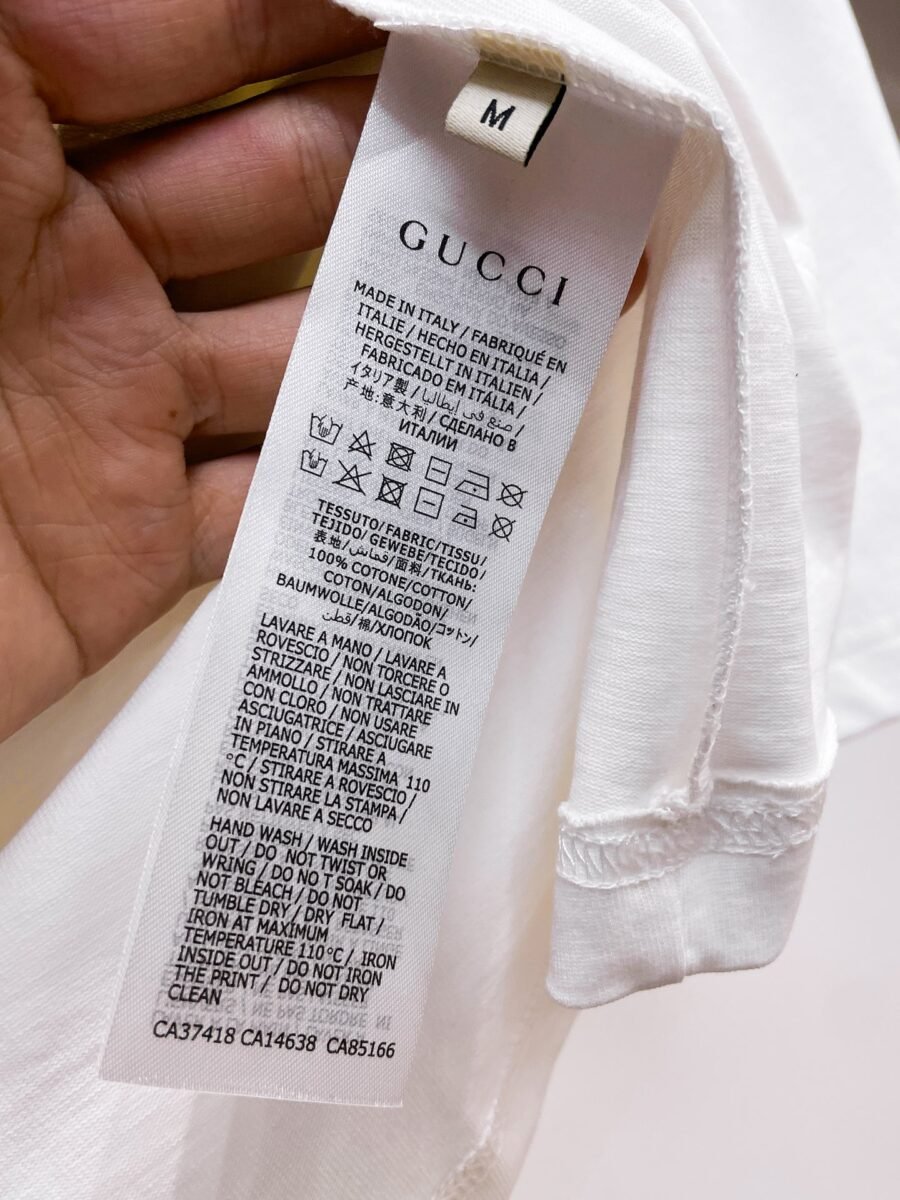 Gucci ~ Official counter synchronous update ~ The NEW high-style short-sleeved T-shirt 🔥🔥 Heavy launch thickened 300g high density/小玲 - Image 8