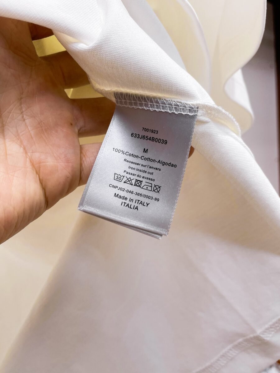 Dior ~ Official counter synchronous update ~ The NEW high-style short-sleeved T-shirt 🔥🔥 Heavy launch thickened 300g high density/小玲 - Image 10