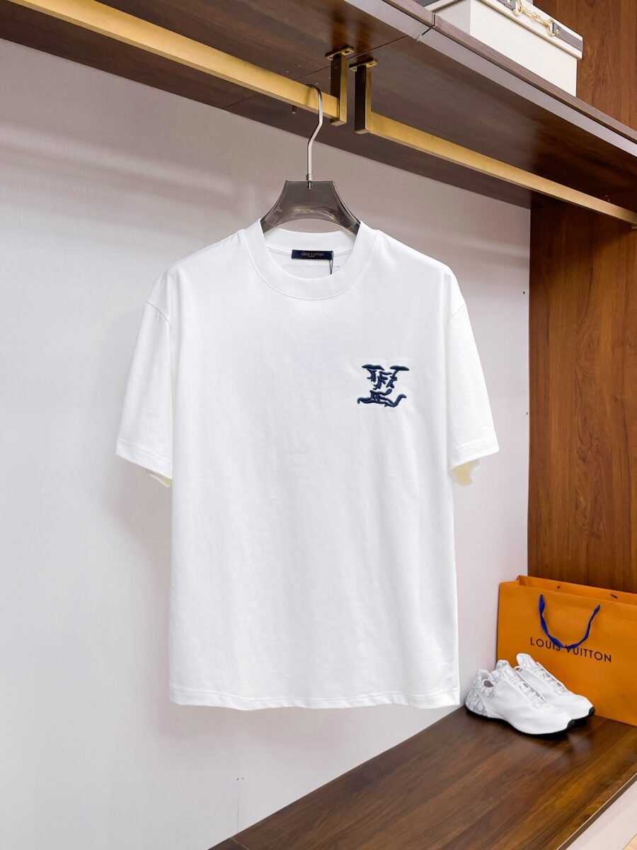Louis Vuitton ~ Official counter synchronous update ~ The NEW high-style short-sleeved T-shirt 🔥🔥 Heavy launch thickened 300g high density/小玲 - Image 5