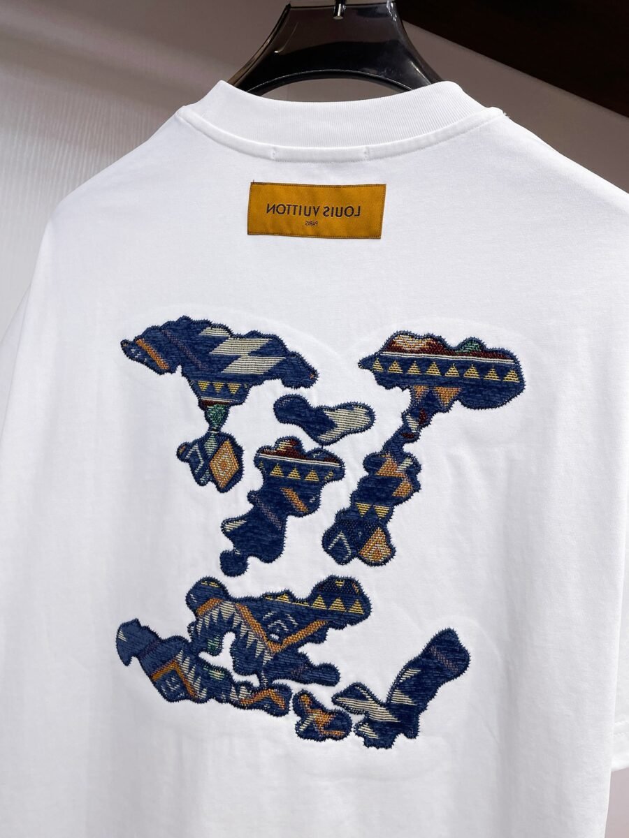 Louis Vuitton ~ Official counter synchronous update ~ The NEW high-style short-sleeved T-shirt 🔥🔥 Heavy launch thickened 300g high density/小玲 - Image 9