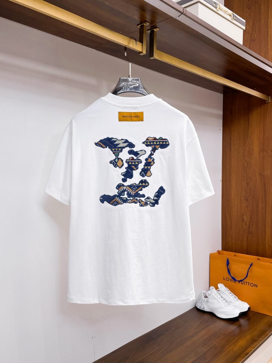 Louis Vuitton ~ Official counter synchronous update ~ The NEW high-style short-sleeved T-shirt 🔥🔥 Heavy launch thickened 300g high density/小玲 - Image 6