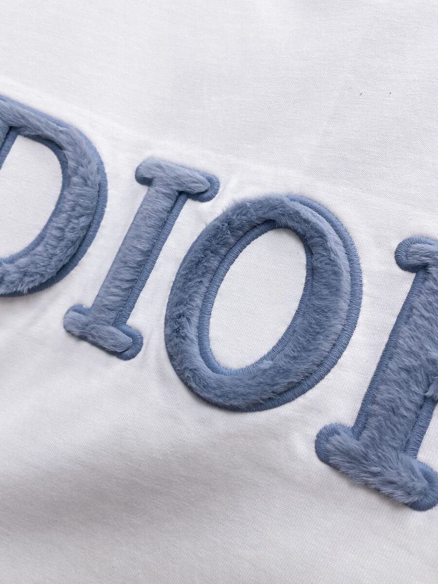 Dior ~ Official counter synchronous update ~ The NEW high-style short-sleeved T-shirt 🔥🔥 Heavy launch thickened 300g high density/小玲 - Image 6
