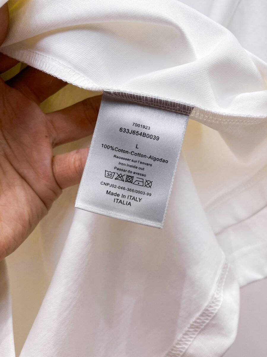 Dior ~ Official counter synchronous update ~ The NEW high-style short-sleeved T-shirt 🔥🔥 Heavy launch thickened 300g high density/小玲 - Image 8