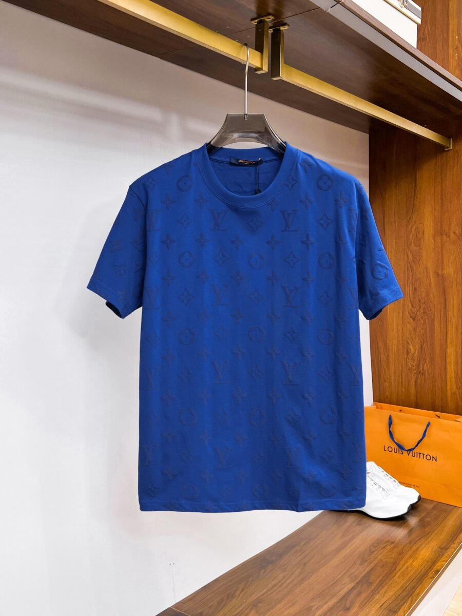 Louis Vuitton ~ Official counter synchronous update ~ The NEW high-style short-sleeved T-shirt 🔥🔥 Heavy launch thickened 300g high density/小玲 - Image 3