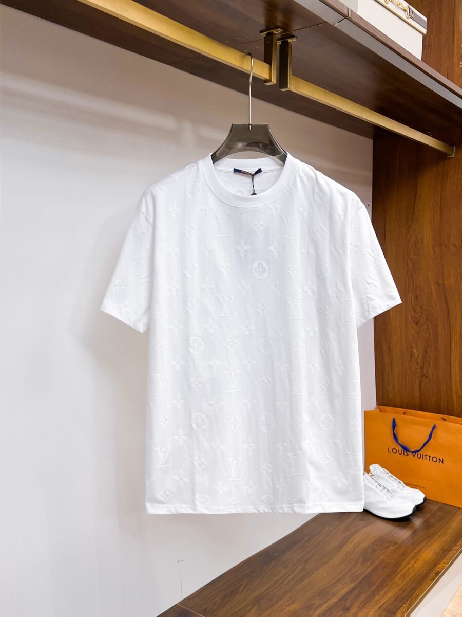 Louis Vuitton ~ Official counter synchronous update ~ The NEW high-style short-sleeved T-shirt 🔥🔥 Heavy launch thickened 300g high density/小玲 - Image 5