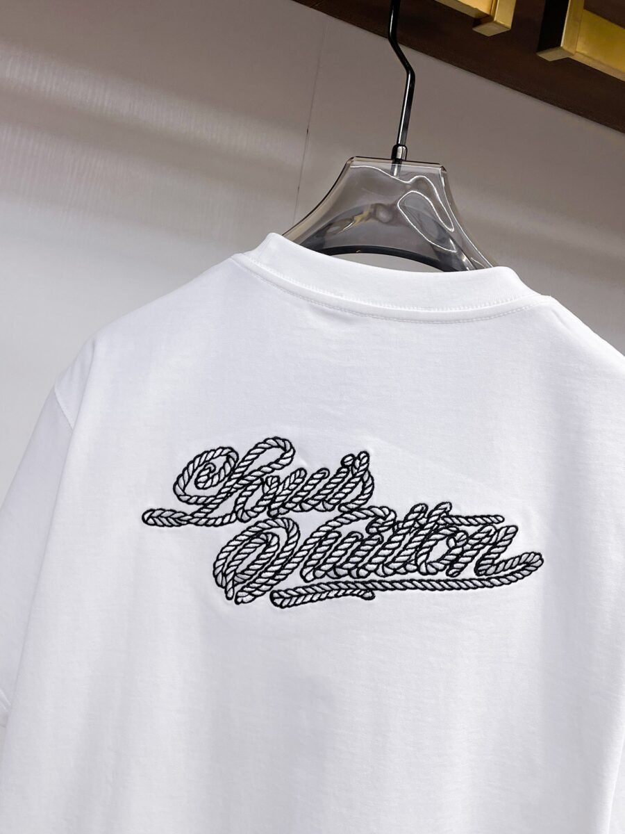 Louis Vuitton ~ Official counter synchronous update ~ The NEW high-style short-sleeved T-shirt 🔥🔥 Heavy launch thickened 300g high density/小玲 - Image 10