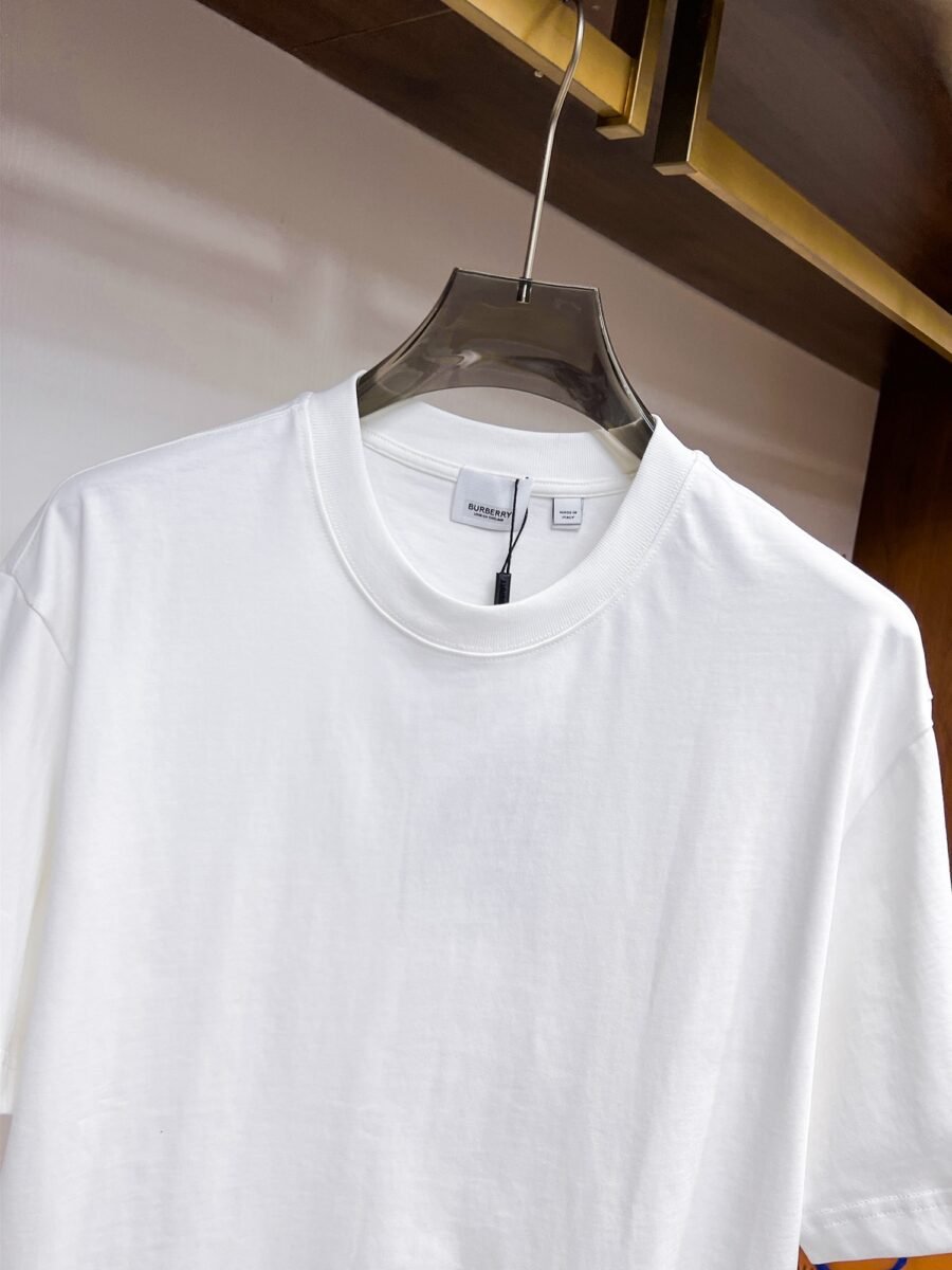 Burberry ~ Official counter synchronous update ~ The NEW high-style short-sleeved T-shirt 🔥🔥 Heavy launch thickened 300g high density/小玲 - Image 5