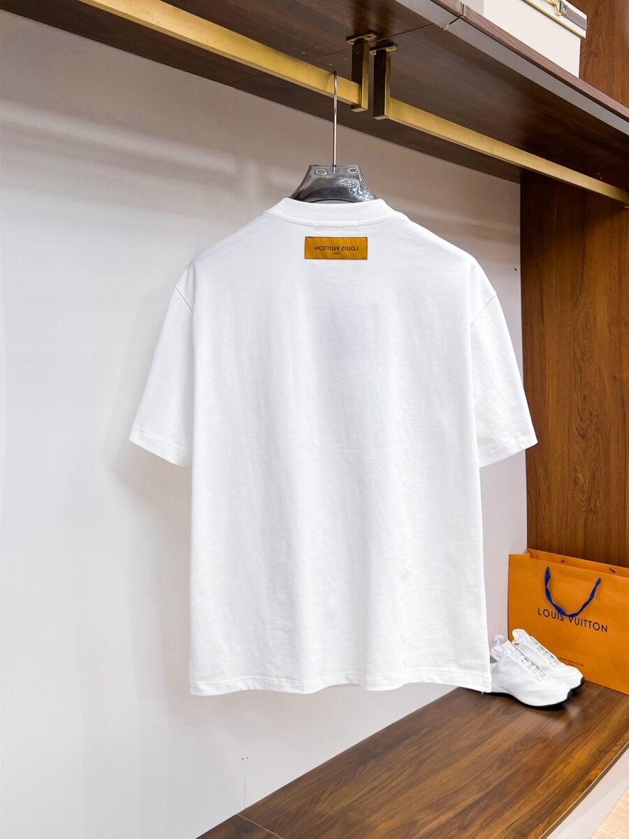 Louis Vuitton ~ Official counter synchronous update ~ The NEW high-style short-sleeved T-shirt 🔥🔥 Heavy launch thickened 300g high density/小玲 - Image 10