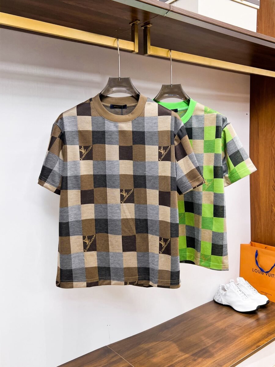 Louis Vuitton ~ Official counter synchronous update ~ The NEW high-style short-sleeved T-shirt 🔥🔥 Heavy launch thickened 300g high density/小玲