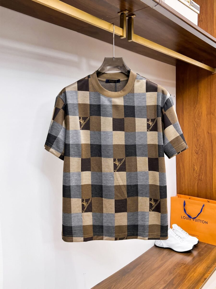 Louis Vuitton ~ Official counter synchronous update ~ The NEW high-style short-sleeved T-shirt 🔥🔥 Heavy launch thickened 300g high density/小玲 - Image 3