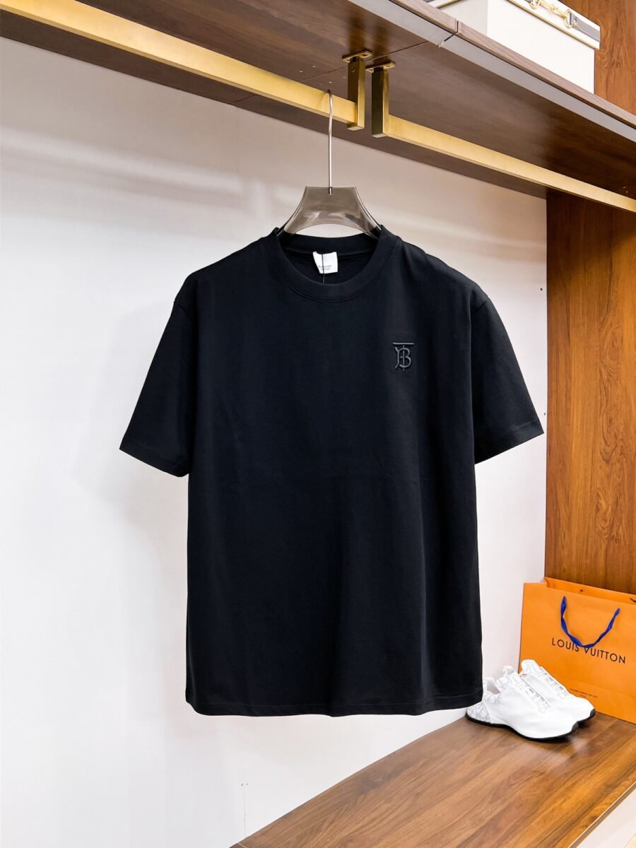 Burberry ~ Official counter synchronous update ~ The NEW high-style short-sleeved T-shirt 🔥🔥 Heavy launch thickened 300g high density/小玲 - Image 3