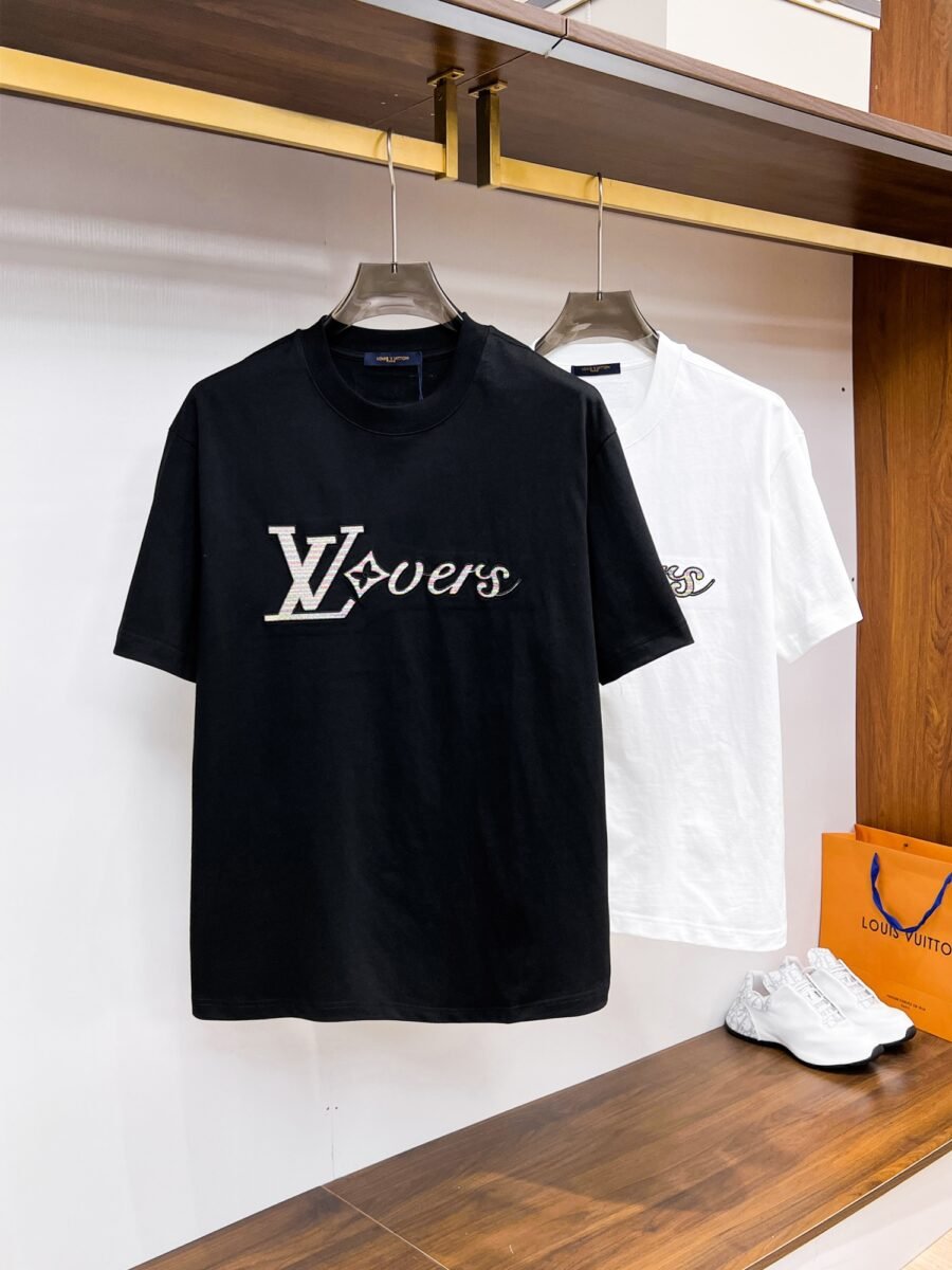 Louis Vuitton ~ Official counter synchronous update ~ The NEW high-style short-sleeved T-shirt 🔥🔥 Heavy launch thickened 300g high density/小玲