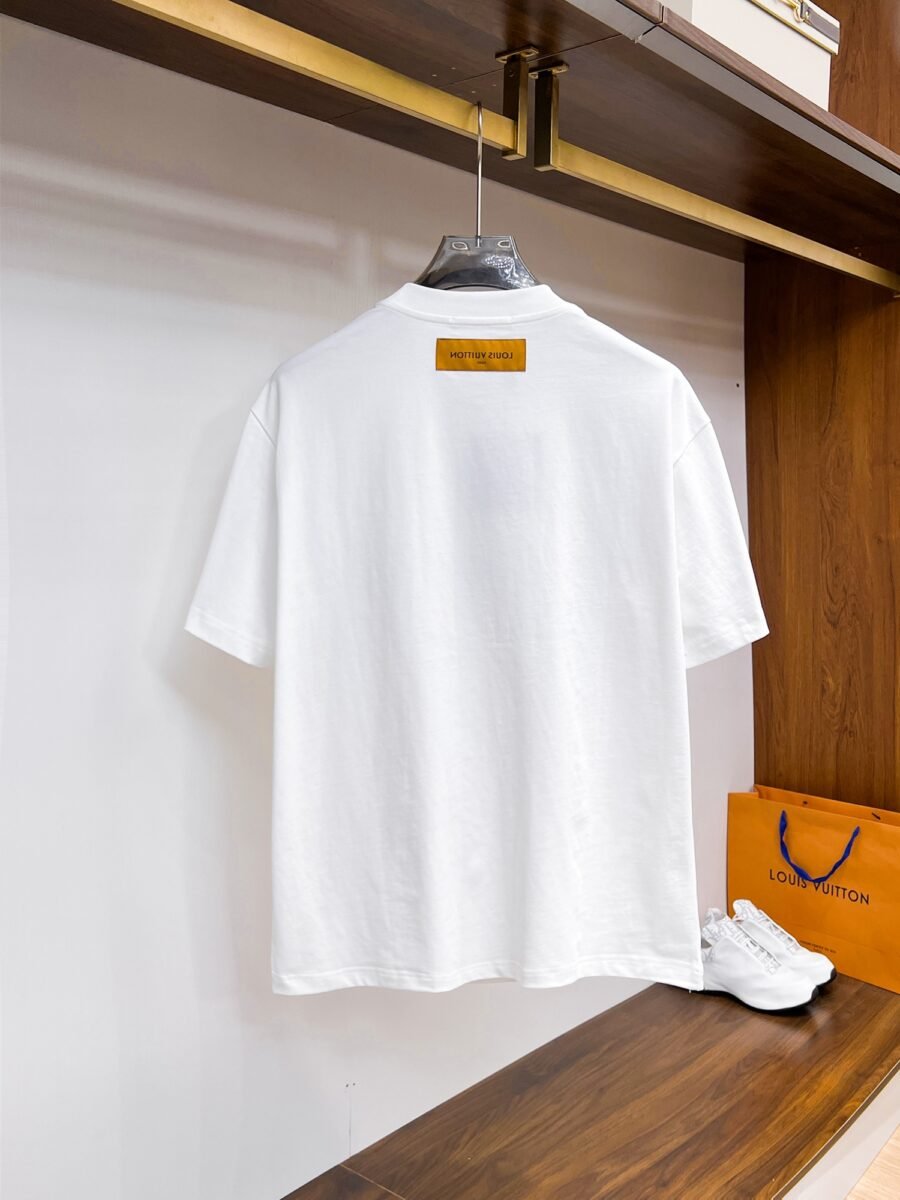 Louis Vuitton ~ Official counter synchronous update ~ The NEW high-style short-sleeved T-shirt 🔥🔥 Heavy launch thickened 300g high density/小玲 - Image 10