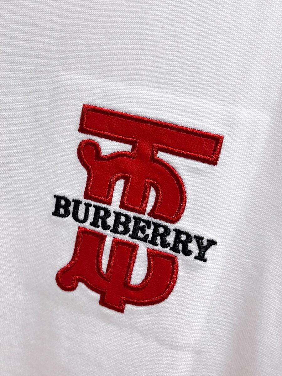 Burberry ~ Official counter synchronous update ~ The NEW high-style short-sleeved T-shirt 🔥🔥 Heavy launch thickened 300g high density/小玲 - Image 6