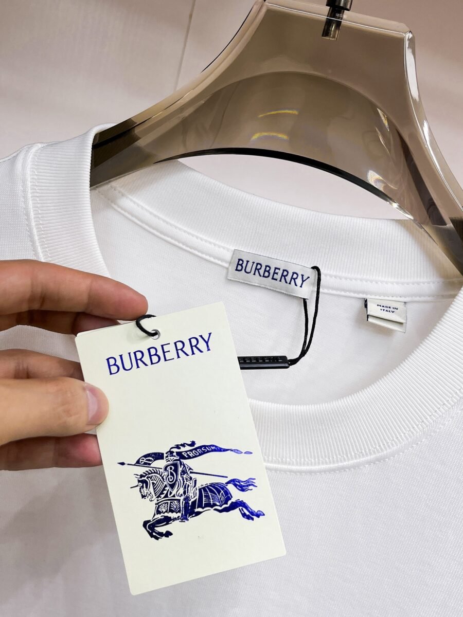 Burberry ~ Official counter synchronous update ~ The NEW high-style short-sleeved T-shirt 🔥🔥 Heavy launch thickened 300g high density/小玲 - Image 7