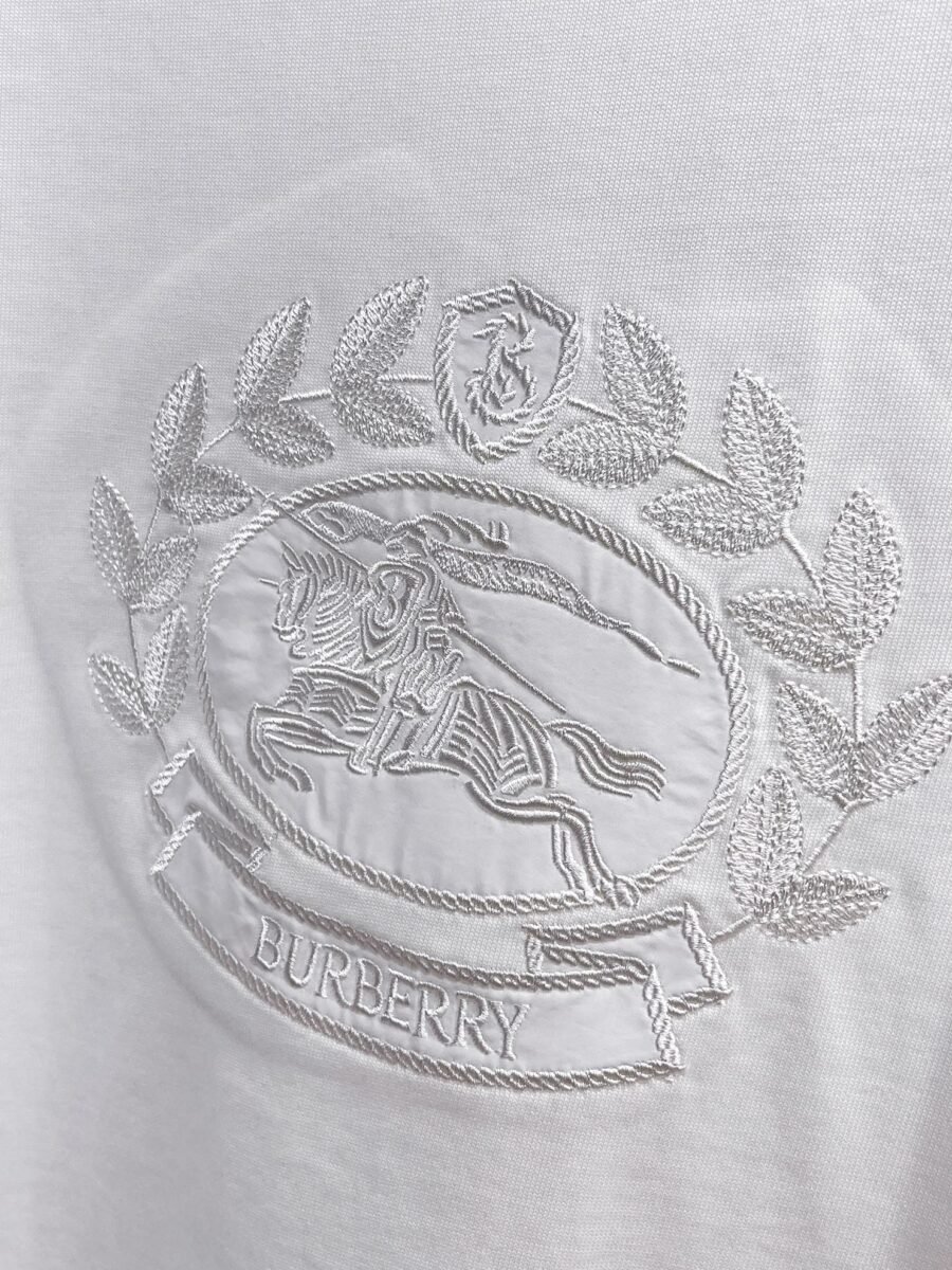 Burberry ~ Official counter synchronous update ~ The NEW high-style short-sleeved T-shirt 🔥🔥 Heavy launch thickened 300g high density/小玲 - Image 6