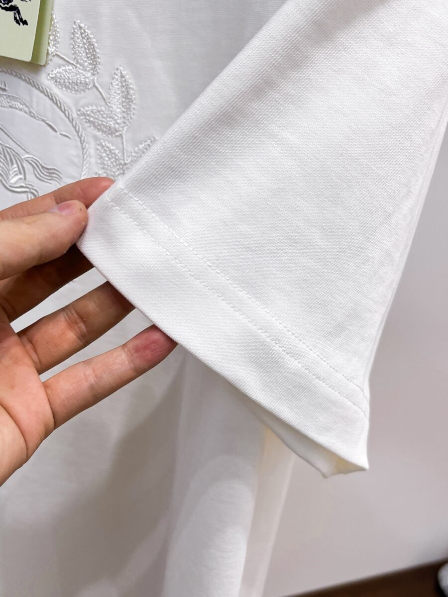 Burberry ~ Official counter synchronous update ~ The NEW high-style short-sleeved T-shirt 🔥🔥 Heavy launch thickened 300g high density/小玲 - Image 8