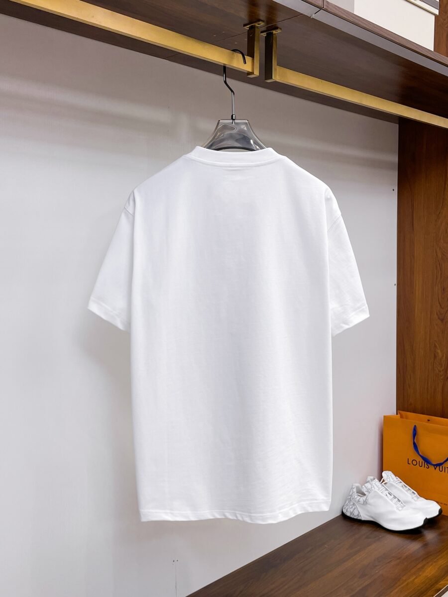 Prada ~ Official counter synchronous update ~ The NEW high-style short-sleeved T-shirt 🔥🔥 Heavy launch thickened 280g high density/小玲 - Image 5