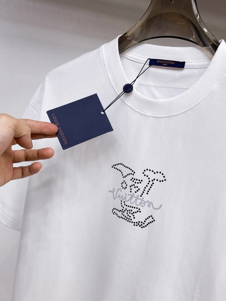 Louis Vuitton ~ Official counter synchronous update ~ The NEW high-style short-sleeved T-shirt 🔥🔥 Heavy launch thickened 280g high density/小玲 - Image 6