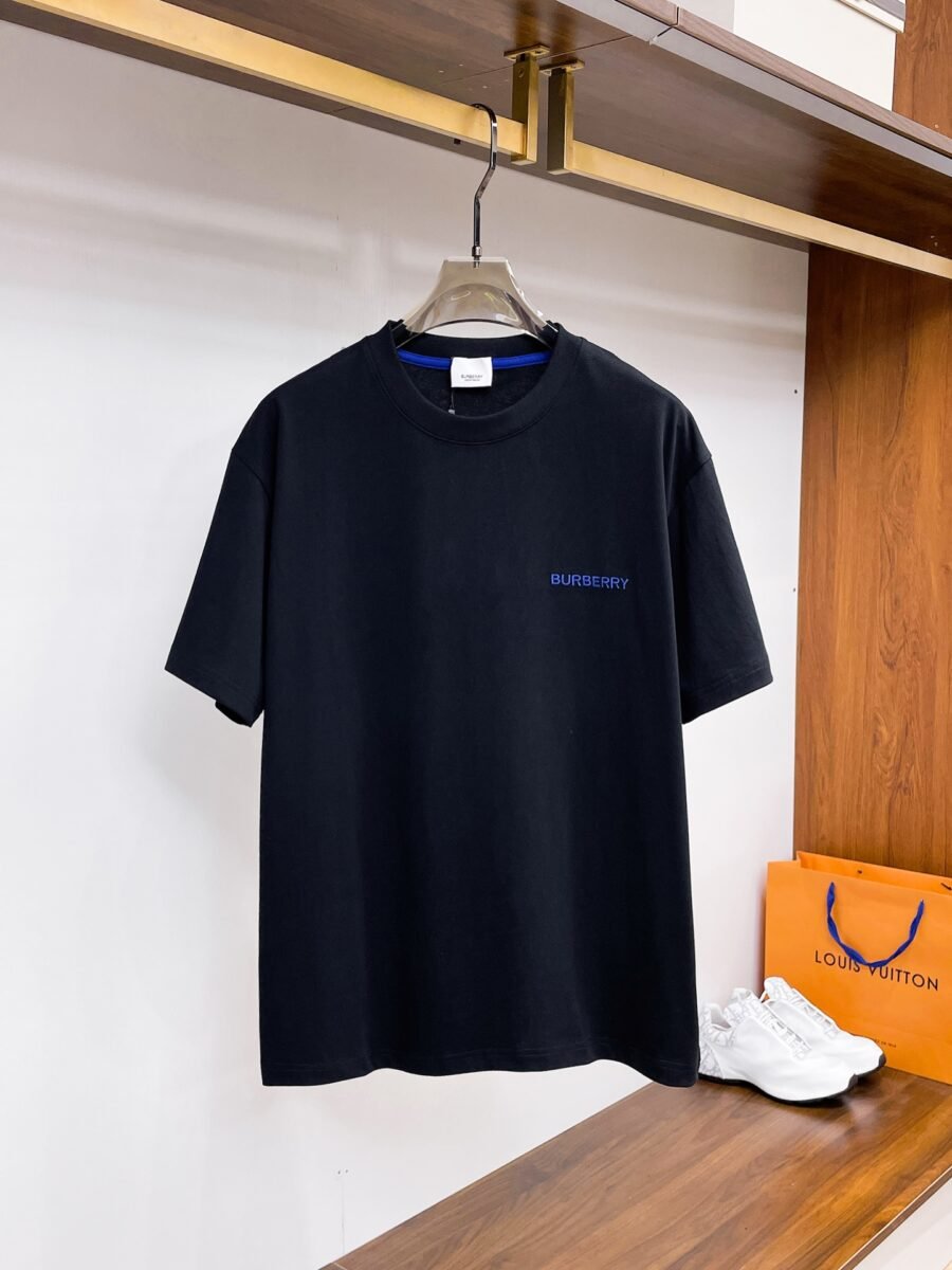 Burberry ~ Official counter synchronous update ~ The NEW high-style short-sleeved T-shirt 🔥🔥 Heavy launch thickened 280g high density/小玲 - Image 2