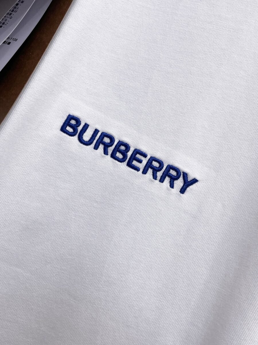 Burberry ~ Official counter synchronous update ~ The NEW high-style short-sleeved T-shirt 🔥🔥 Heavy launch thickened 280g high density/小玲 - Image 7