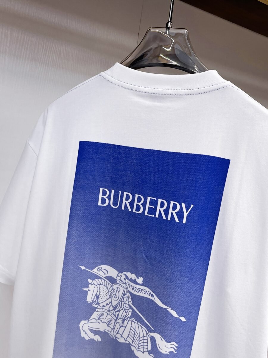Burberry ~ Official counter synchronous update ~ The NEW high-style short-sleeved T-shirt 🔥🔥 Heavy launch thickened 280g high density/小玲 - Image 9