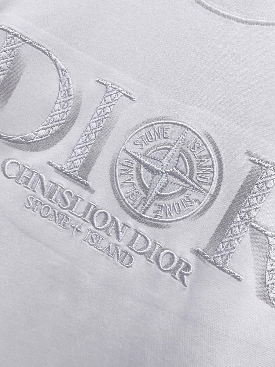 Dior ~ Official counter synchronous update ~ The NEW high-style short-sleeved T-shirt 🔥🔥 Heavy launch thickened 300g high density/小玲 - Image 6