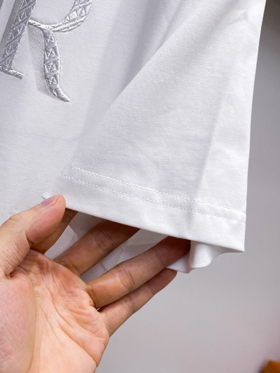 Dior ~ Official counter synchronous update ~ The NEW high-style short-sleeved T-shirt 🔥🔥 Heavy launch thickened 300g high density/小玲 - Image 7