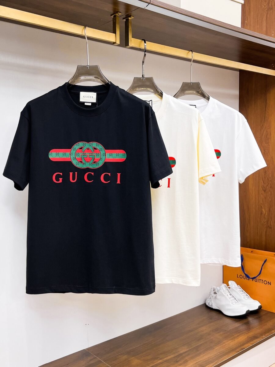 Gucci official counter update ~ new high quality short sleeve T-shirt 🔥🔥 heavy launch 300g high density/小玲 - Image 2