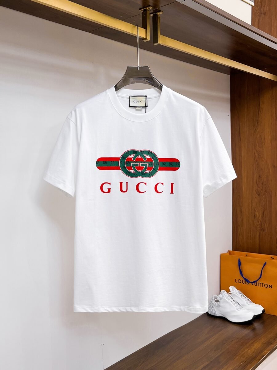 Gucci official counter update ~ new high quality short sleeve T-shirt 🔥🔥 heavy launch 300g high density/小玲 - Image 4