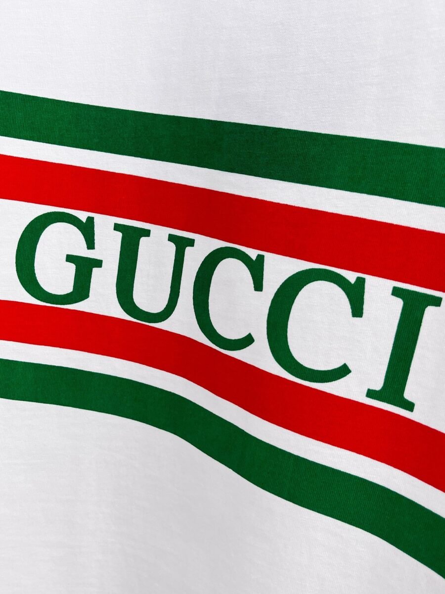Gucci official counter update ~ new high quality short sleeve T-shirt 🔥🔥 heavy launch 300g high density - Image 8