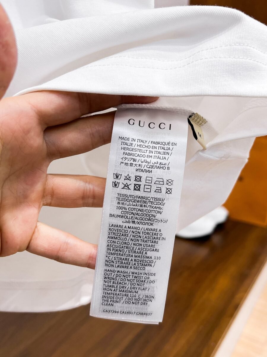 Gucci official counter update ~ new high quality short sleeve T-shirt 🔥🔥 heavy launch 300g high density - Image 11