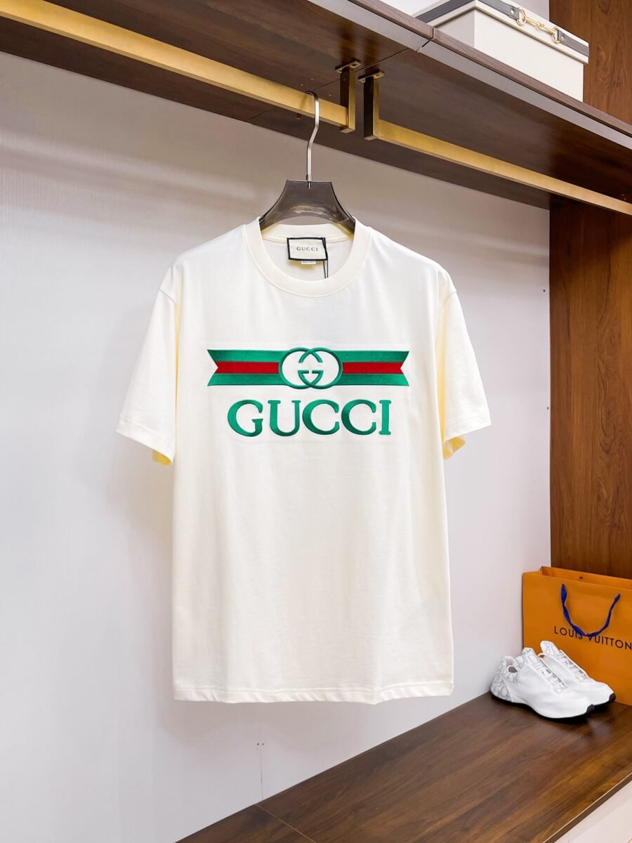 Gucci official counter update ~ new high quality short sleeve T-shirt 🔥🔥 heavy launch 300g high density/小玲 - Image 4