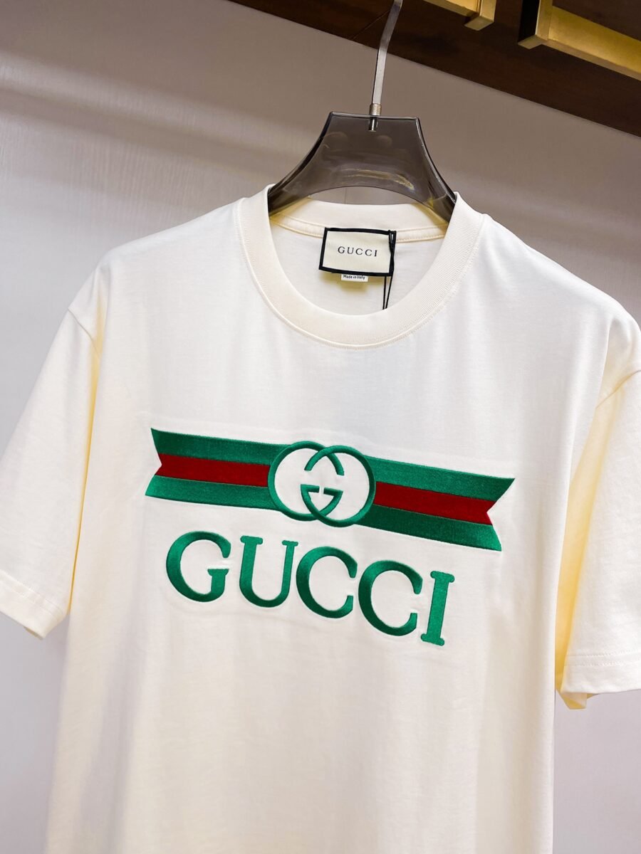 Gucci official counter update ~ new high quality short sleeve T-shirt 🔥🔥 heavy launch 300g high density/小玲 - Image 5