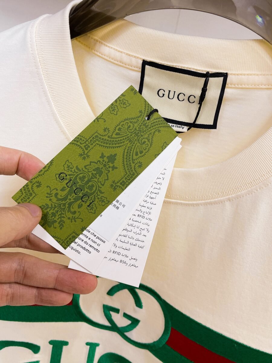 Gucci official counter update ~ new high quality short sleeve T-shirt 🔥🔥 heavy launch 300g high density/小玲 - Image 9