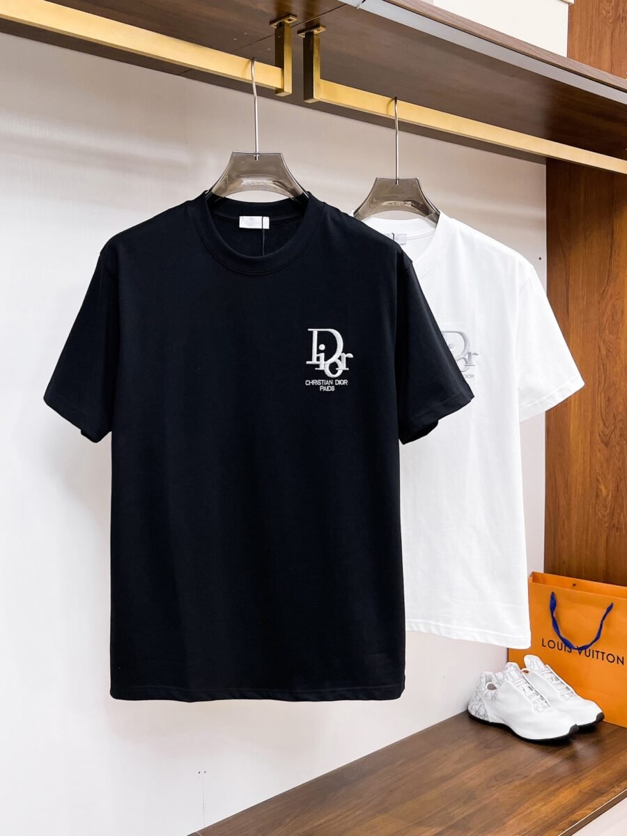 Dior official store update ~ new high quality short sleeve T-shirt 🔥🔥 heavy launch 300g high density/小玲 - Image 2