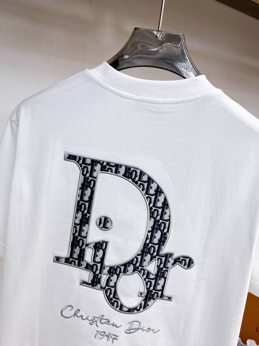 Dior official store update ~ new high quality short sleeve T-shirt 🔥🔥 heavy launch 300g high density/小玲 - Image 11