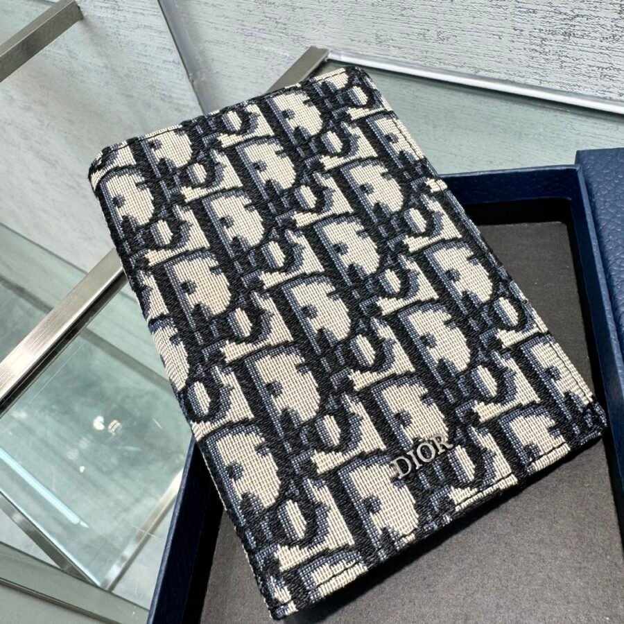Dior Oblique series printed CD card holder passport case - Image 3